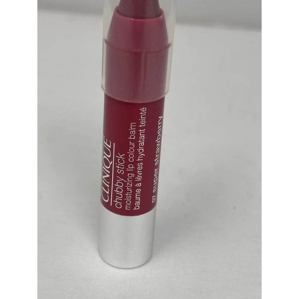 Clinique‎ Chubby Stick Moisturizing Lip Colour Balm 07 Super Strawberry